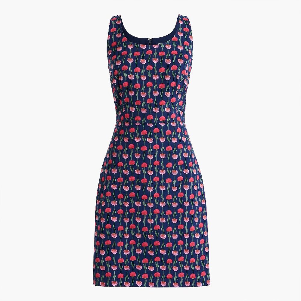J Crew Factory Floral tailored mini dress Size 8